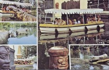 Drayton Manor Park, Jungle Cruise,  Tamworth,  Staffordshire, Vintage Postcard