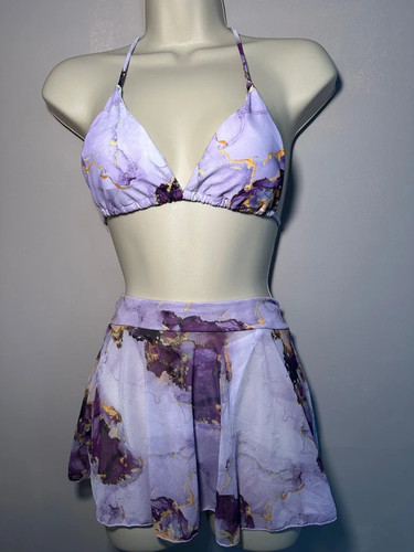Nwot purple marble piece - purple, 3