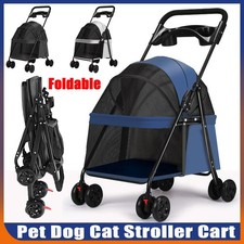Foldable Pet Stroller Dog Cat