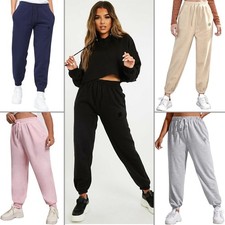 Enzo Womens Oversized Joggers