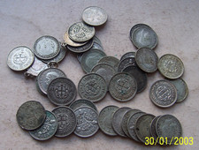 39 x pre 1947 silver 3ds