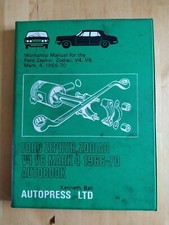 Workshop Manual FORD ZEPHYR