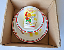 1999 Kelloggs Cereal Cornflakes Cockrell Childrens Breakfast Set Mint Boxed