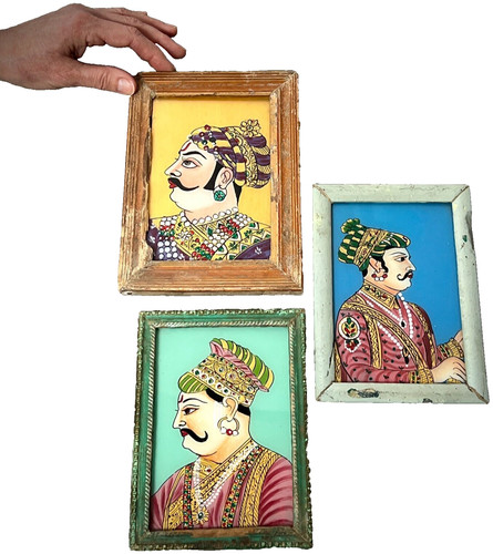 Indian glass painting 3 - painting, x