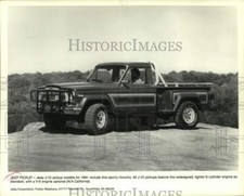 1981 Press Photo J-10 pickup includes Sporty Honcho with 6 cylinder engine