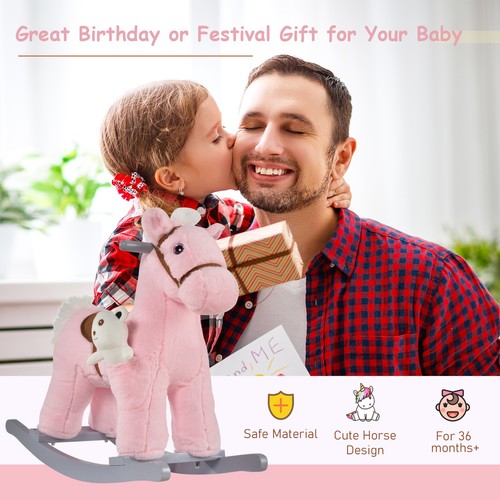 Toddler rocking horse with - horse,