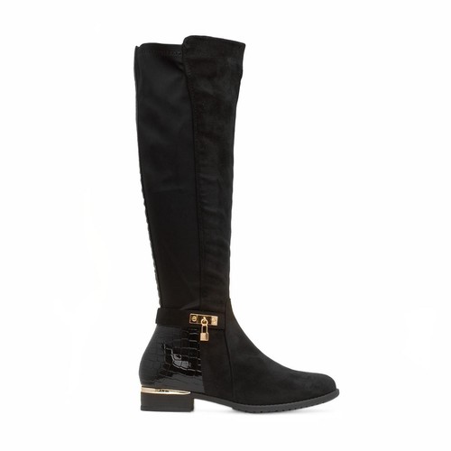 Womens black knee high - knee,