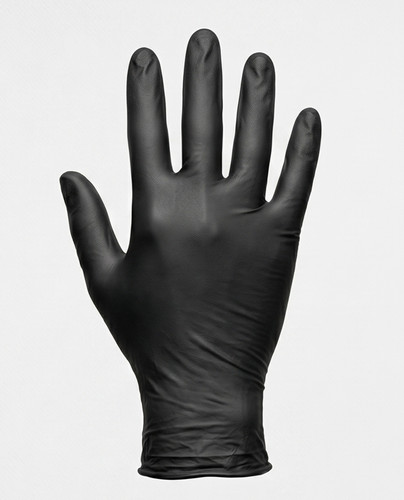 Black vinyl gloves disposable - vinyl,