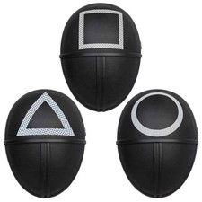Guard Games Masks Square, Circle, Triangle Halloween Costume Outfit Tv Show