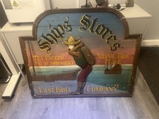 Vintage Wooden sign,  91x74 cm