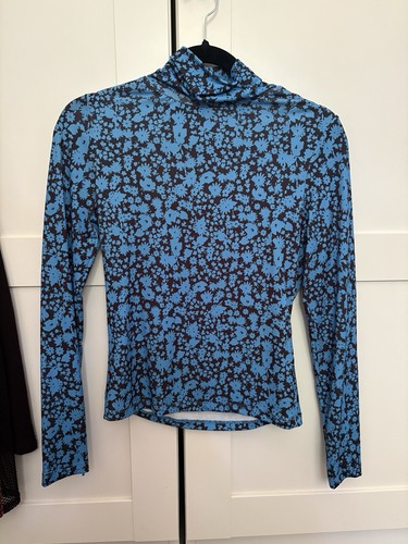 Womens stretchy blue and black - blue,