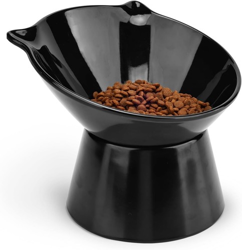 Raised cat bowls extra - cat, 6.3"