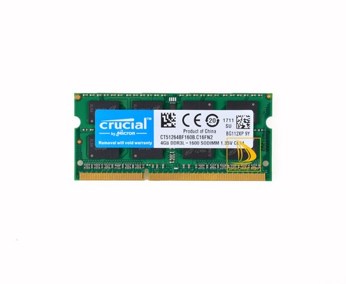 Crucial 4gb ddr3l 1600m - crucial,