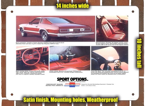 Metal sign 1975 chevrolet - -,