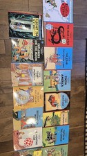 Tintin books. 16 Mint To Very Good Condition Classic tintin Books.