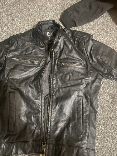 Boys leather jacket 5 - leather, 4-5
