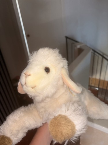 Steiff lamb with button and - steiff,