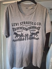 Levi's Men's T-Shirt Charcoal Grey, Size Large, 100% Cotton