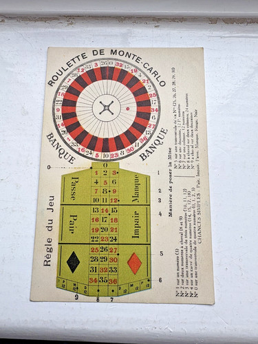 C1920s monte carlo - carlo, roulette