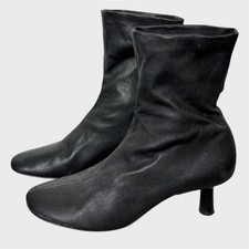 COS black Napa Leather Ankle