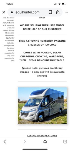 Equihunter encore 2015 5t - 45,