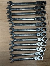 Franklin Gear F 10 Piece Flex Head Ratchet Spanner Set Metric 10 - 19mm AF7500