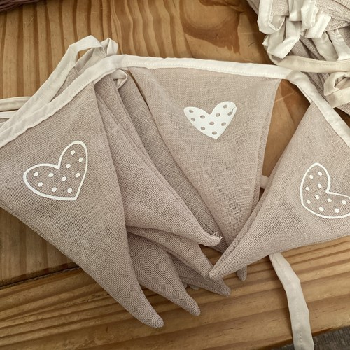 Handmade fabric bunting - handmade, 12