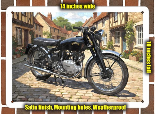 Metal sign 1950 vincent - metal,