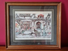 Anton Pieck 3D Art Picture Children’s Toy Shop Framed Vintage Picture