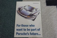 PORSCHE 'FOR THOSE WHO WANT TO BE PART OF PORSCHE'S FUTURE' LEAFLET