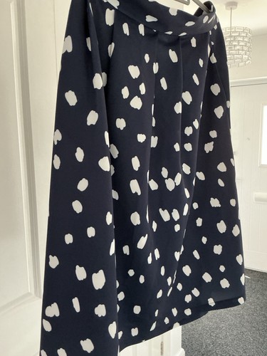 Lovely ladies navy white - ladies, skirt