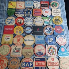Joblot Vintage Beer Mats.