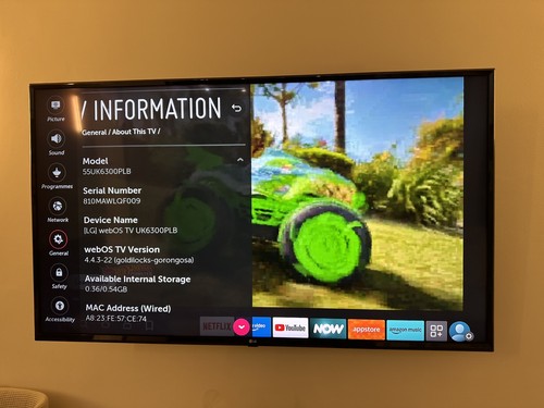 Smart tv used - lg,