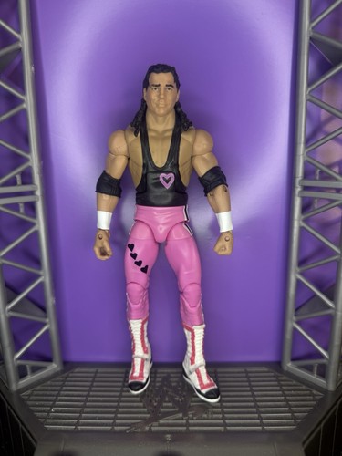 Mattel wwe elite series bret - wwe,