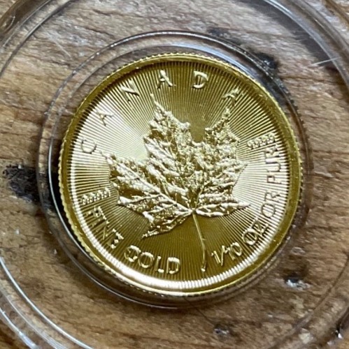 10th pure gold - 1/10th, oz