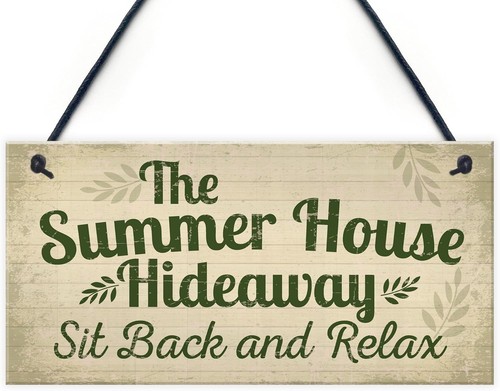 Summer house garden - summer, sign