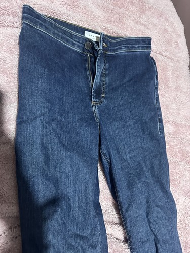 Vgc topshop joni jeans dark - jeans,