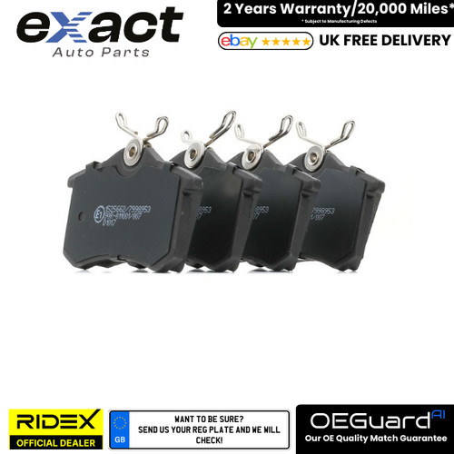 Rear brake pad - rear, audi