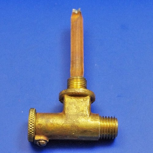Angled push pull fuel tap - , with