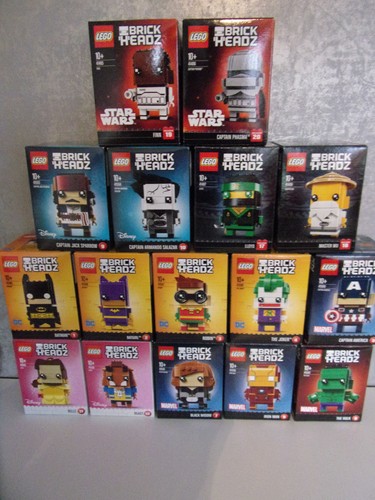 Lego brick headz wednesday - brick,