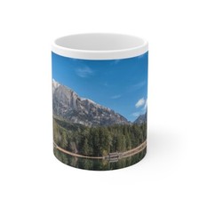 Landscape snow mountain river - mountain,