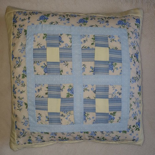 Handmade patchwork cushion - patchwork, (