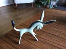 Walter Bosse Herta Baller Metal Figurine 1950’s ~ 12cm X 10cm ~ Green