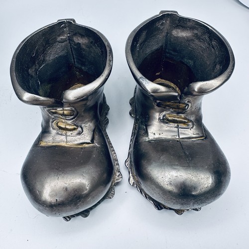 Vintage pair heavy solid brass - vintage,