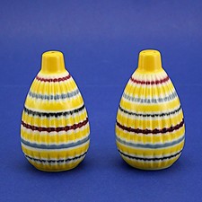 Rare Vintage/Retro Hornsea Rainbow Two-Piece Cruet Set - Salt & Pepper