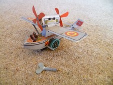 TINPLATE AEROPLANE CLOCKWORK