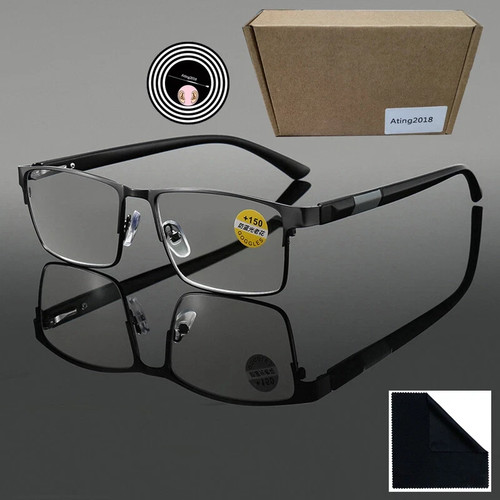 Men metal square anti - metal,
