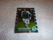 Signed Topps Chrome SPFL 2022-23 Season -Ewan Henderson - Hibernian FC