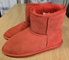 Women's Emu Stinger Mini Rust Red UK Size 7 Mint