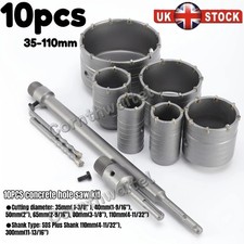 35-110 mm Core Drill Bit SDS PLUS TCT Concrete Masonry Brick Hole Cutter Pilot